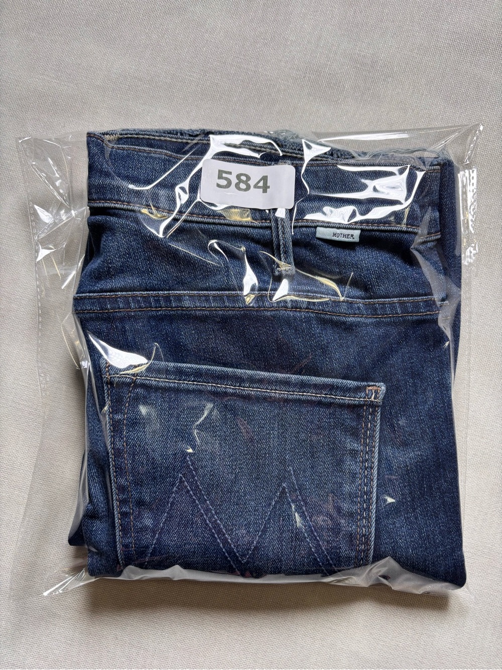 MOTHER The Hustler Ankle Fray Jeans 28 Night Clubbing High Rise #584 - Picture 7 of 7